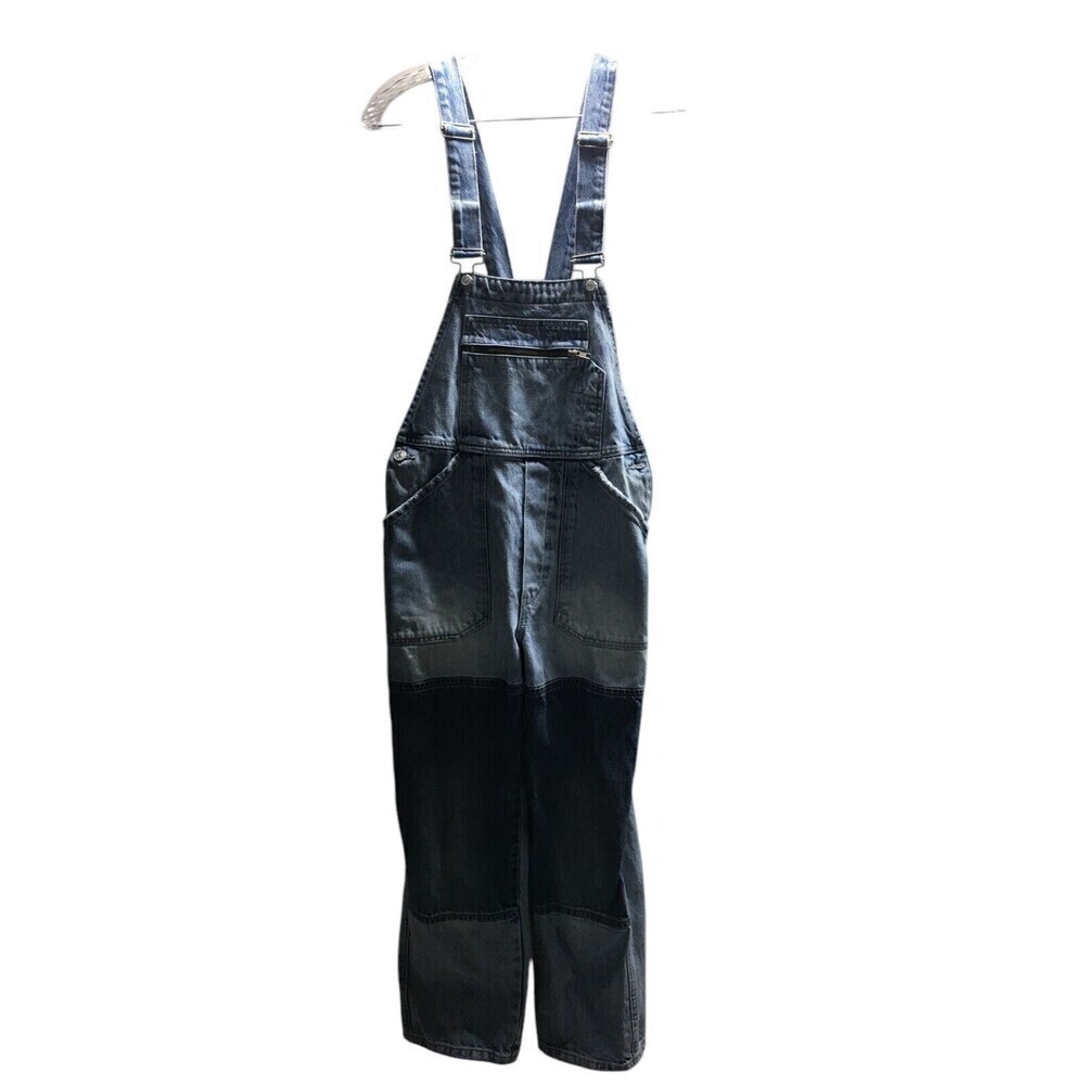BDG Overalls Women's Size Small Blue Denim Patchwork Cotton Urban Outfitters